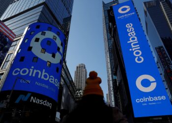 Ações da Coinbase atingem o maior número em 18 meses