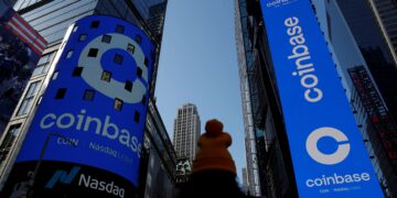 Ações da Coinbase atingem o maior número em 18 meses