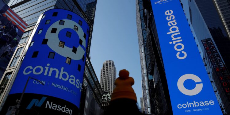 Ações da Coinbase atingem o maior número em 18 meses