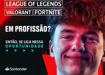 Santander Gamer Pro oferece 8 mil bolsas de estudo para streamers e jogadores de Valorant, LoL e Fortnite