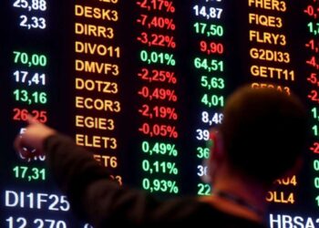 Ibovespa sobe 0,44% e completa sete pregões seguidos em alta