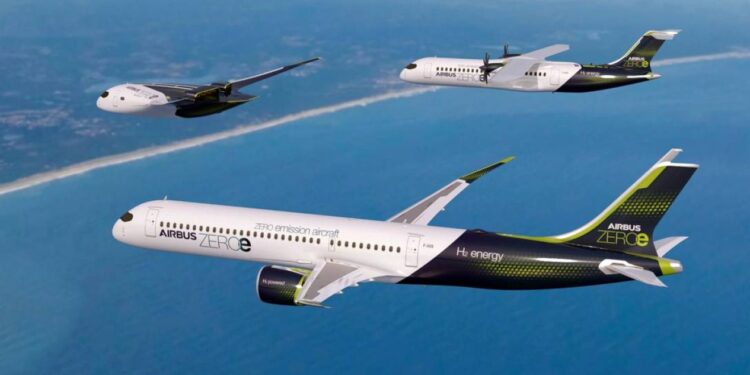 Airbus posterga o projeto de um avião movido a hidrogênio para o meio da década seguinte