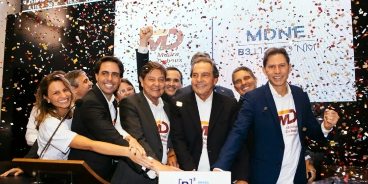 MOURA DUBEUX COMPLETA CINCO ANOS NA B3 COM R$ 7,1 BILHÕES EM VENDAS E LIDERANÇA NO NORDESTE