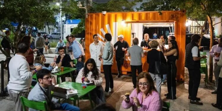 Inter & Co Café em contêiner em Miami: banco digital brasileiro amplia negócios nos EUA e mira entrada em seguros (Foto: Reprodução)