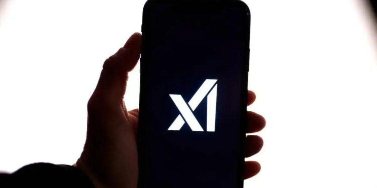 Logotipo da xAI: “A combinação avalia a xAI em US$ 80 bilhões e o X em US$ 33 bilhões”, escreveu o bilionário. (Foto: Gabby Jones/Bloomberg)