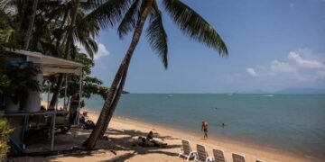 O governo do país prevê que o feriado de Songkran, em abril, gerará cerca de (US$ 590 milhões) em gastos turísticos. (Foto: Bloomberg)