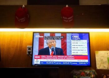 Anúncio de tarifas recíprocas de Trump na tarde de quarta-feira (2) foi acompanhado de perto por investidores em Nova York e mundo afora
