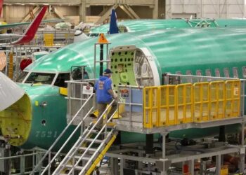Fábrica da Boeing nos EUA: empresas como a fabricante de aviões se beneficiaram do livre comércio e fortaleceram sua posição no mundo