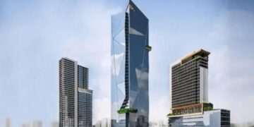 Imagem do projeto do complexo Paseo Alto das Nações, que conta com empreendimento multifamily da JFL Living (Imagem: Reprodução)