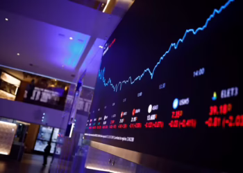 O Ibovespa encerrou em queda, com a realização de lucros