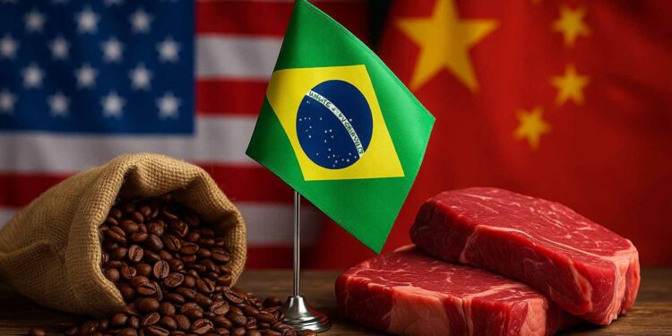 De agosto a outubro, o Brasil deixou de ganhar US$ 700 milhões com as exportações de carne; no entanto, as vendas totais aumentaram