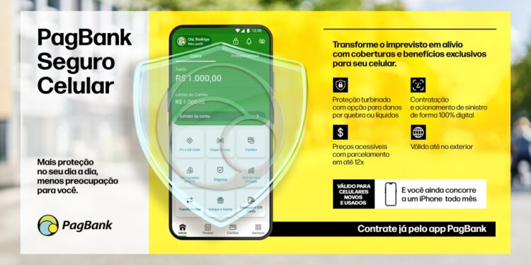 PagBank lança seguro para celular e fortalece oferta de proteção digital