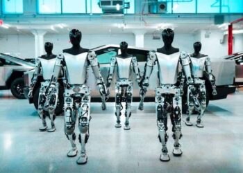 Tesla pretende investir 20 bilhões de dólares em robôs humanoides e veículos autônomos