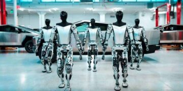 Tesla pretende investir 20 bilhões de dólares em robôs humanoides e veículos autônomos