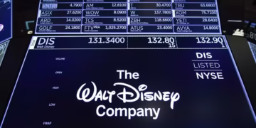 As ações da Disney caíram 7% devido à diminuição do número de visitantes internacionais nos Estados Unidos