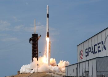 SpaceX lança foguete com mais uma remessa de satélites Starlink