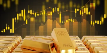 Ouro recua 1% devido à valorização do dólar e aumento das tensões no Irã