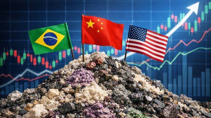 O governo dos Estados Unidos se comprometeu a investir US$ 10 bilhões em terras raras e ímãs com o objetivo de diminuir a dependência da China